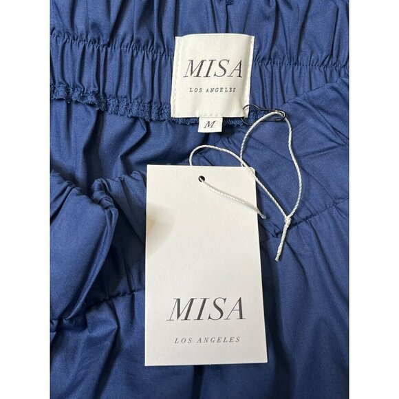 MISA Los Angeles Campos Blue Tiered Maxi Skirt NWT Size M MSRP $290 - Picture 4 of 6